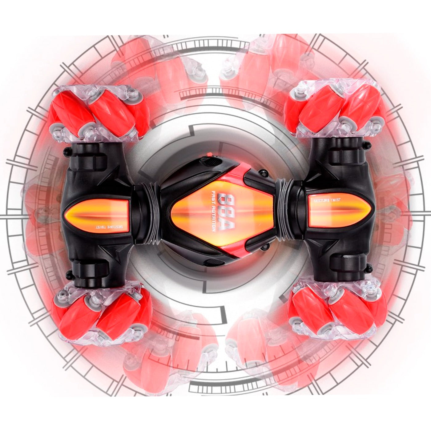 Auto A Control Remoto Sensor Movimiento