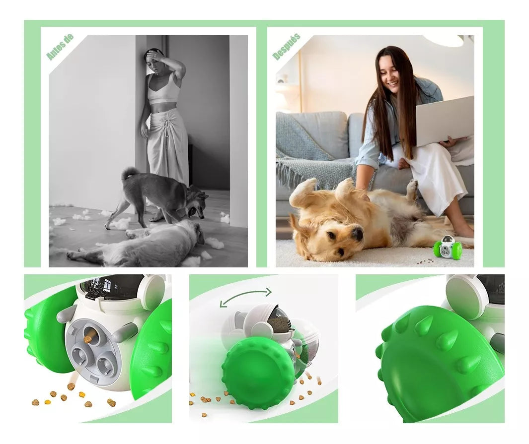 Juguete para Perros y gatos Dispensador De Alimento
