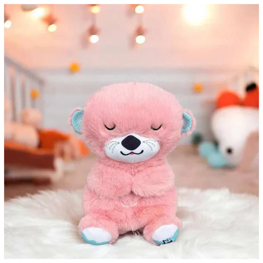 Nutria de Peluche Calmante Rosa