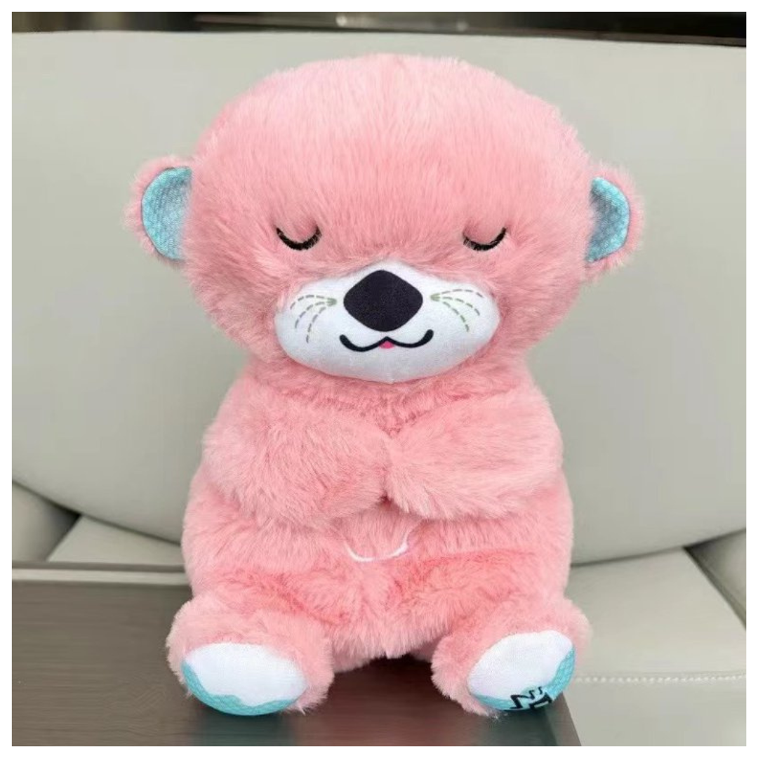 Nutria de Peluche Calmante Rosa