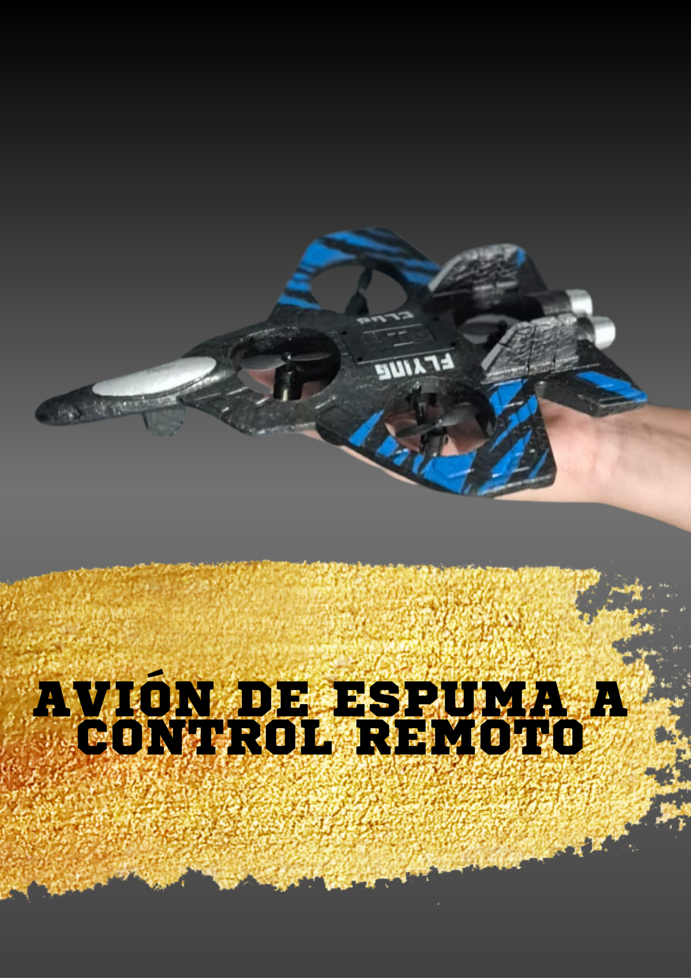 Avión de Espuma a Control Remoto