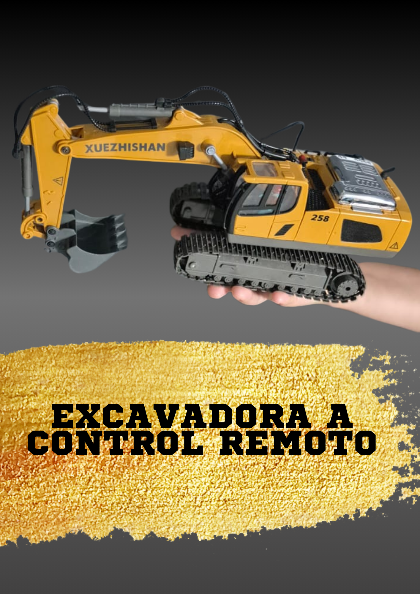 Excavadora a Control Remoto