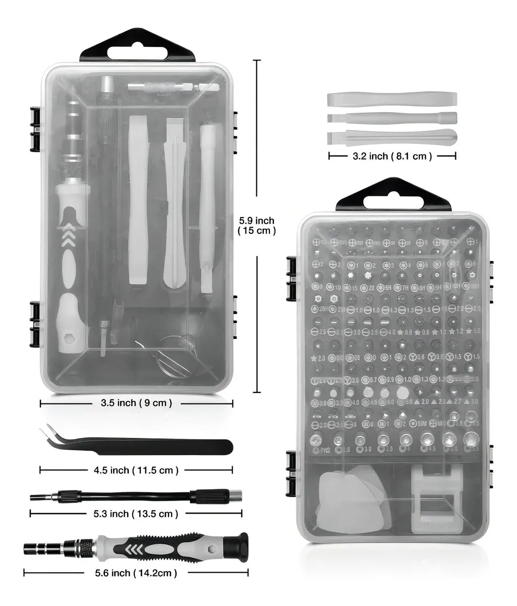 Kit Desatornillador Herramientas 115 Pc