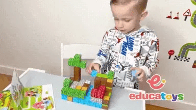 Bloques Magnéticos Bosque 28 Piezas